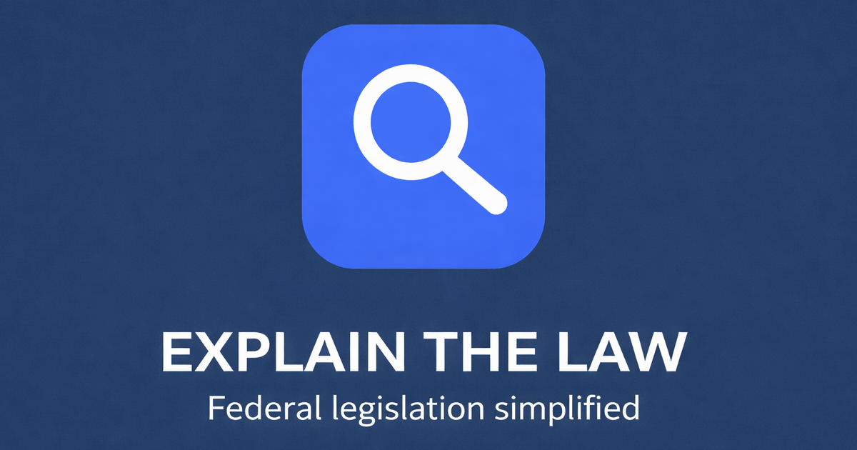 Federal Laws & Executive Orders Simplified